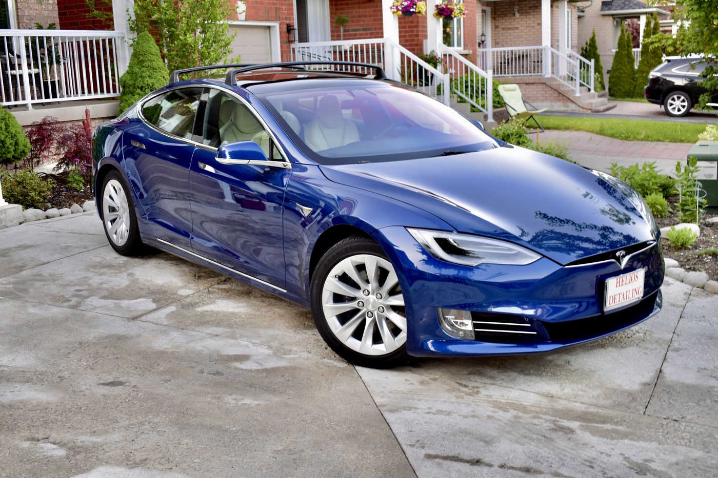 Tesla Model S (Sedan) detailed by Helios Detailing — Black Badge package